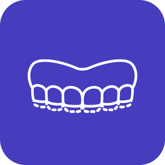 Cosmetic bonding and contouring icon